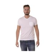 Armani Jeans Casual Sweatshirt Tee White, Herr