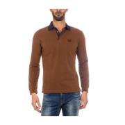 Armani Jeans Polo Shirts Brown, Herr