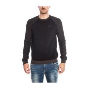 Armani Jeans Sweatshirts Black, Herr