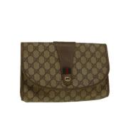 Gucci Vintage Pre-owned Canvas gucci-vskor Beige, Dam