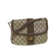 Gucci Vintage Pre-owned Canvas gucci-vskor Beige, Dam