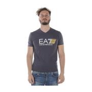 Emporio Armani EA7 Sweatshirt T-shirt Kombination Gray, Herr