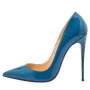 Christian Louboutin Pre-owned Pre-owned Laeder klackskor Blue, Dam