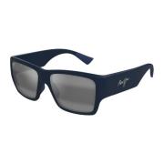 Maui Jim Kaolu 614-03 Matte Blue Sunglasses Blue, Unisex