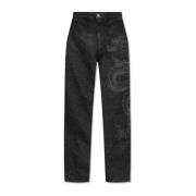 Balmain Straight leg jeans Black, Herr