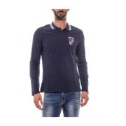 Versace Jeans Couture Polo Shirts Blue, Herr