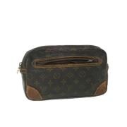 Louis Vuitton Vintage Pre-owned Canvas louis-vuitton-vskor Brown, Dam