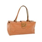 Fendi Vintage Pre-owned Plast handvskor Orange, Dam