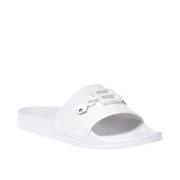 Baldinini Slipper in white rubber White, Dam