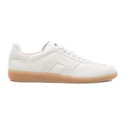 Santoni Vita Läderolympiska Sneakers White, Herr