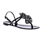 Baldinini Sandal in black rubber Multicolor, Dam