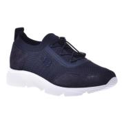 Baldinini Sneaker in blue fabric Blue, Herr