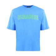 Dsquared2 T-Shirts Blue, Herr