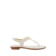 Michael Kors Flat Sandals Beige, Dam