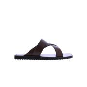 Valentino Herr Slide Sandaler Brown, Herr