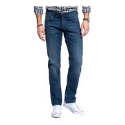 Lee Blå Regular Denim Jeans Blue, Herr