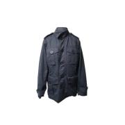 Burberry Vintage Pre-owned Bomull ytterklder Blue, Dam