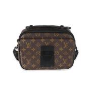 Louis Vuitton Vintage Pre-owned Canvas axelremsvskor Brown, Dam