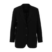 RRD Extralight Boyfriend Blazer Svart Black, Dam