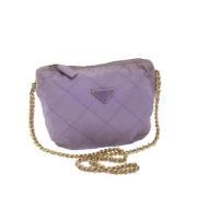 Prada Vintage Pre-owned Nylon prada-vskor Purple, Dam