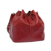 Louis Vuitton Vintage Pre-owned Laeder axelremsvskor Red, Dam