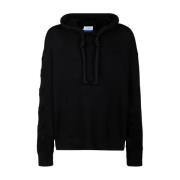 Off White Svart 3D Diag Stickad Hoodie Black, Herr