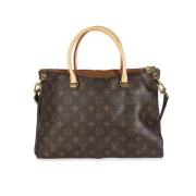 Louis Vuitton Vintage Pre-owned Canvas handvskor Brown, Dam