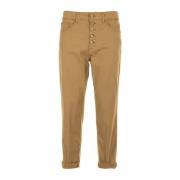 Dondup Cropped Jeans Beige, Dam