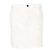 Semicouture Short Skirts White, Dam