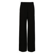 Valentino Garavani Wide Trousers Black, Dam