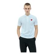 Comme des Garçons Play Polo Shirts White, Herr