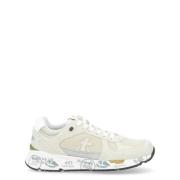 Premiata Beige Mocka och Tekniskt Tyg Sneaker Multicolor, Herr