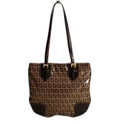 Fendi Vintage Pre-owned Canvas fendi-vskor Beige, Dam