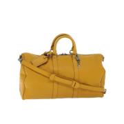 Louis Vuitton Vintage Pre-owned Laeder louis-vuitton-vskor Yellow, Dam