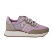 Wushu Ruyi Elegant Högklackade Damsneakers Purple, Dam