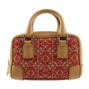 Loewe Pre-owned Pre-owned Canvas handvskor Red, Dam