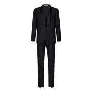 Boglioli Single Breasted Suits Black, Herr