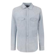 Jacob Cohën Denim Shirts Blue, Herr