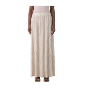 Liu Jo Maxi Skirts Beige, Dam