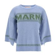 Marni Knitwear Blue, Dam