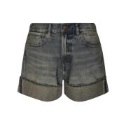 R13 Denim Shorts Blue, Dam