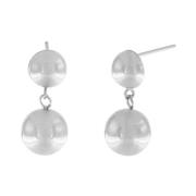 Dansk Copenhagen Earrings Gray, Dam