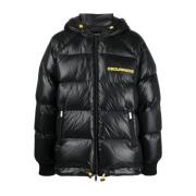 Dsquared2 Svart sportjacka med logotryck Black, Herr