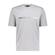 Emporio Armani T-Shirts Gray, Herr