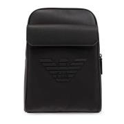 Emporio Armani Backpacks Black, Herr