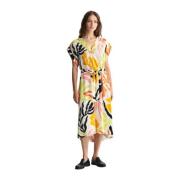 Gant Maxi Dresses Yellow, Dam