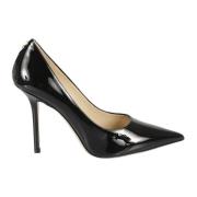 Jimmy Choo Svarta Pumps i Lackläder med Spetsig Tå Black, Dam