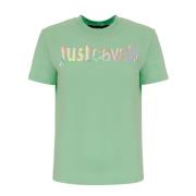Just Cavalli Grön T-shirt och Polo Kollektion Green, Dam