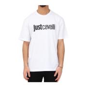 Just Cavalli Vit T-shirt och Polo Kollektion White, Herr