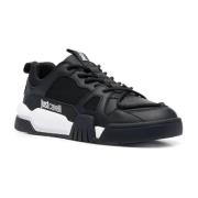 Just Cavalli Svarta Sneakers Skor Black, Herr